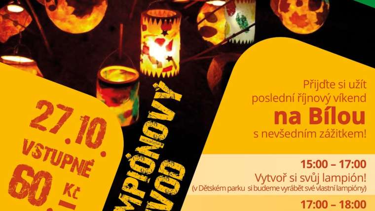 27. 10. Lampiónový průvod ZRUŠEN