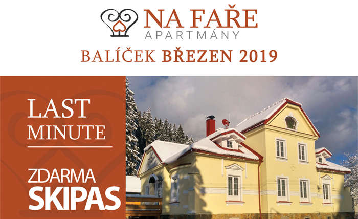 LAST MINUTE ubytování se skipasem