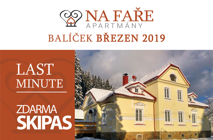 LAST MINUTE ubytování se skipasem