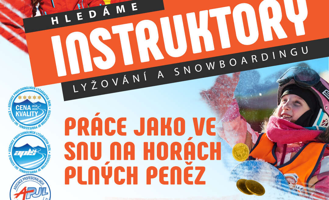 Přidej se k nám. Hledáme instruktory lyžování a snowboardingu