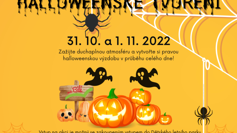 31.10. a 1.11. HALLOWEENSKÉ TVOŘENÍ