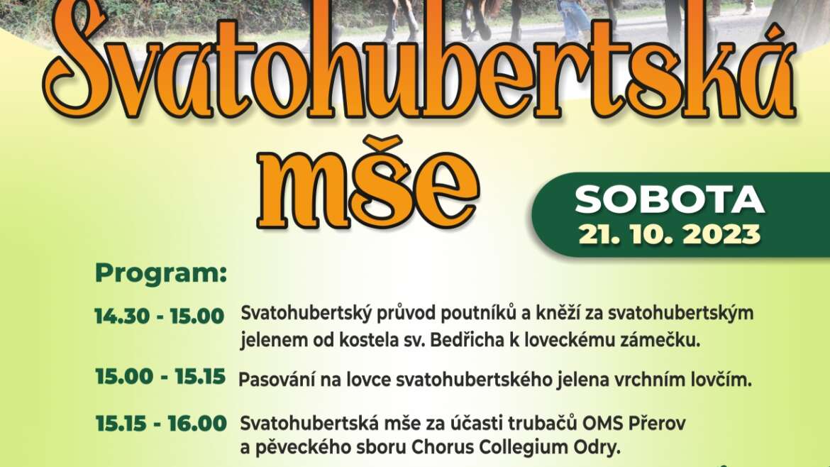21.10.2023 Svatohubertská mše