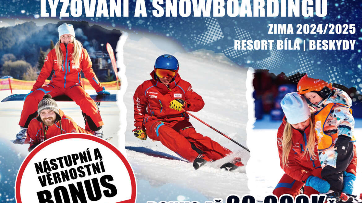 HLEDÁME INSTRUKTORY LYŽOVÁNÍ A SNOWBOARDINGU