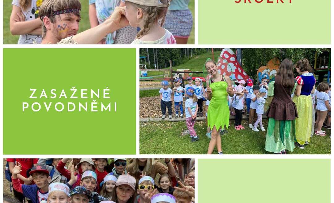 VÝLET ZDARMA PRO ŠKOLKY ZASAŽENÉ POVODNĚMI